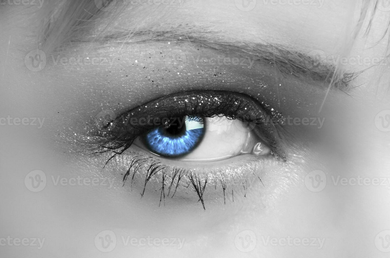 woman eyes closeup photo