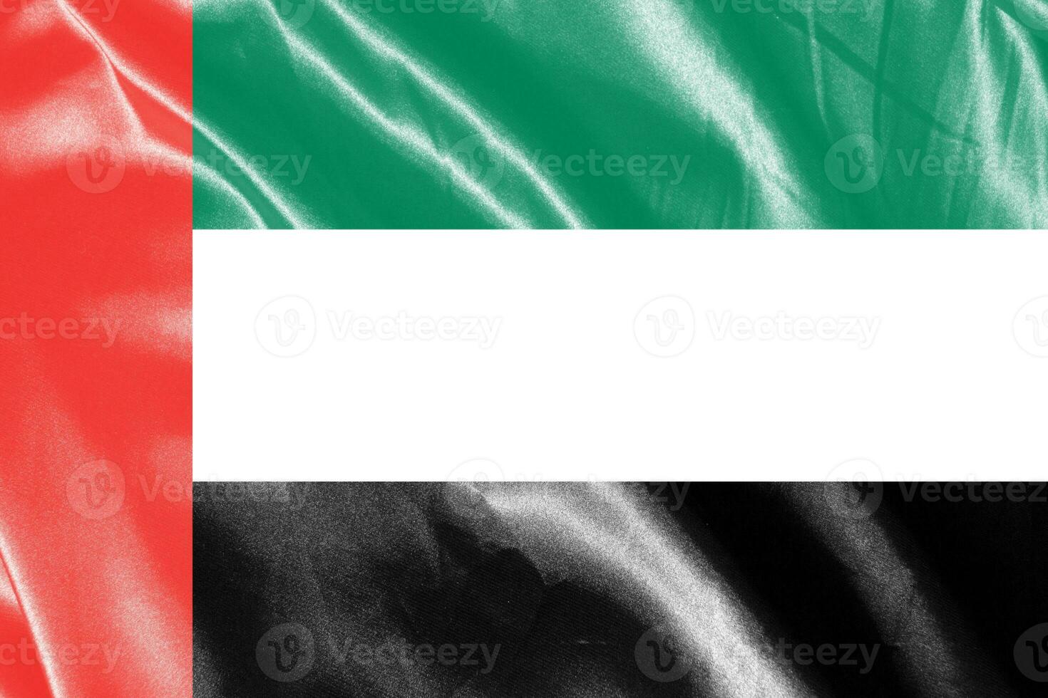 Flag painted on the silk background photo