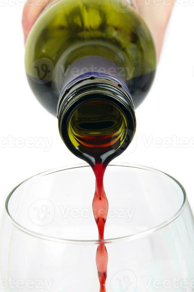 wine bottle closeup photo