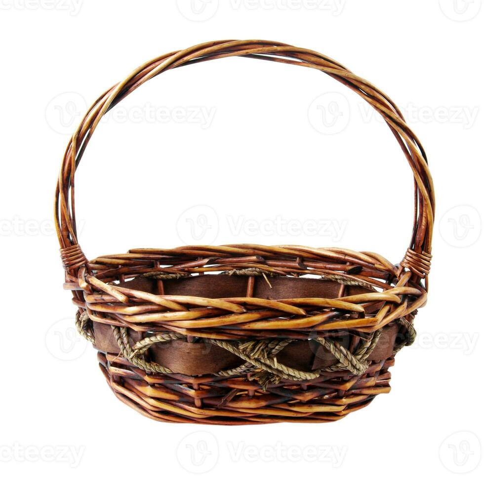 basket on white photo