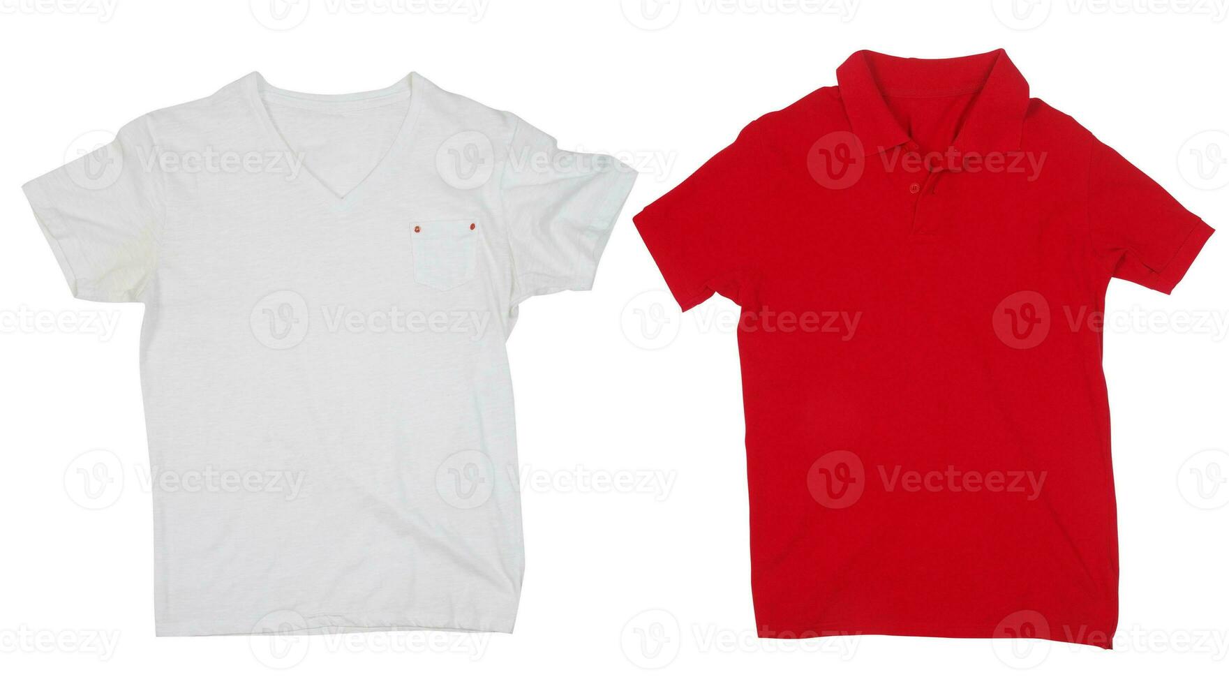 shirts on the white photo