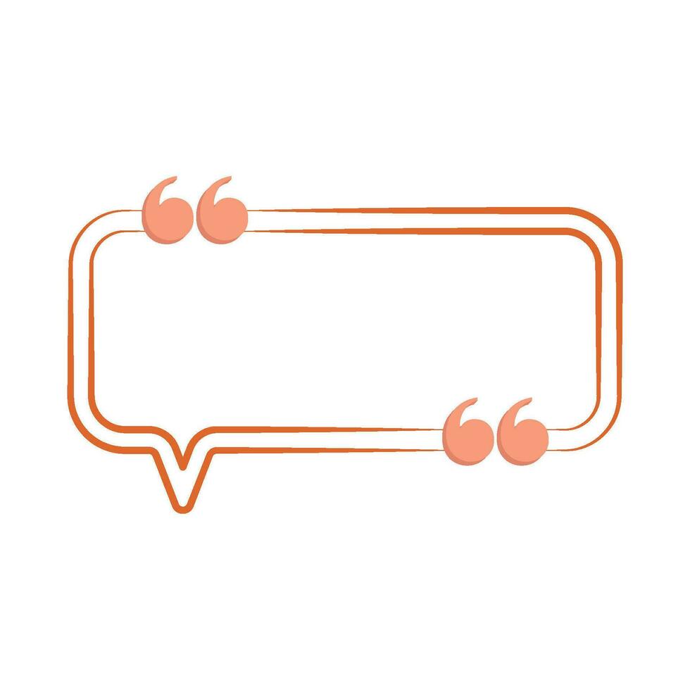 quotes speech bubble communication illustration vector