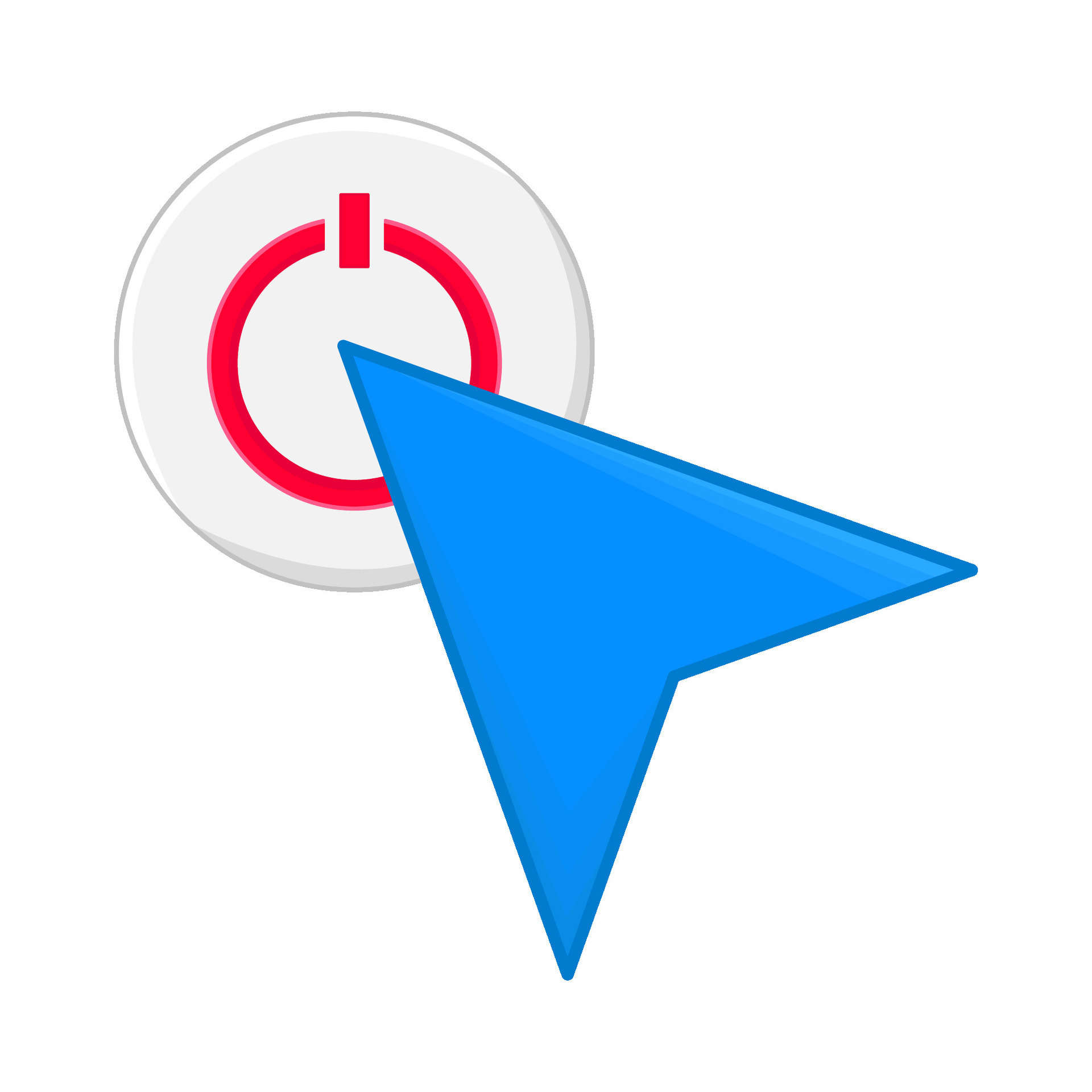 cursor click turn off illustration 36337370 Vector Art at Vecteezy