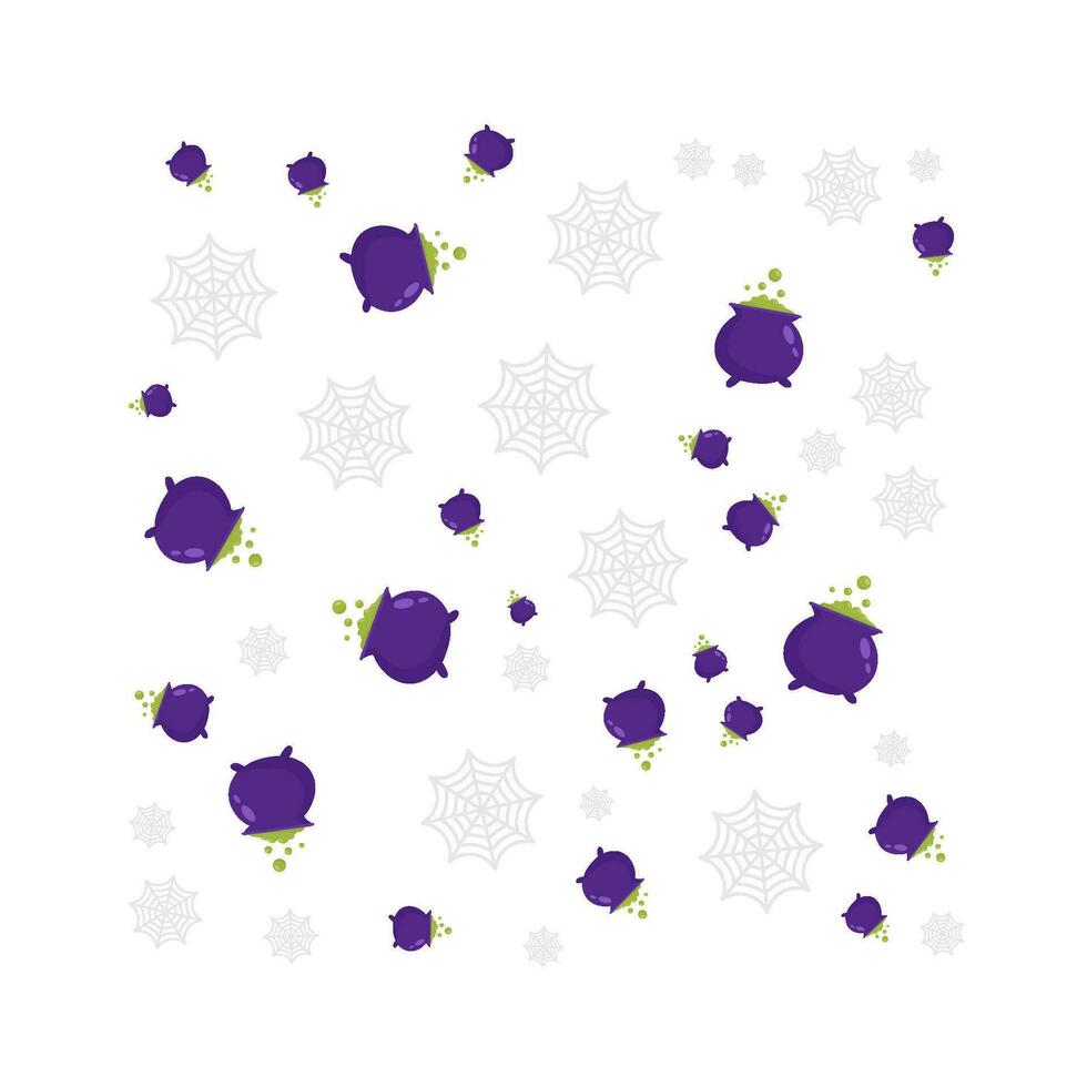 spooky halloween pattern illustration vector