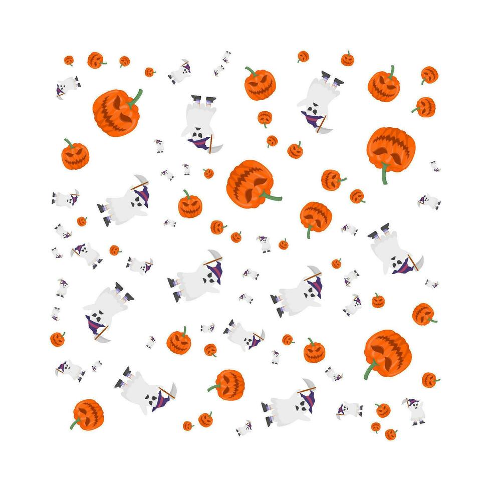 pattern halloween illustration vector