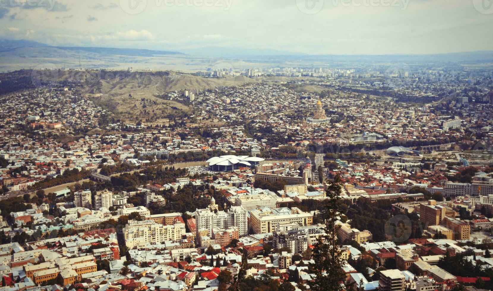 View on Tbilisi city. Tbilisi. Georgia photo