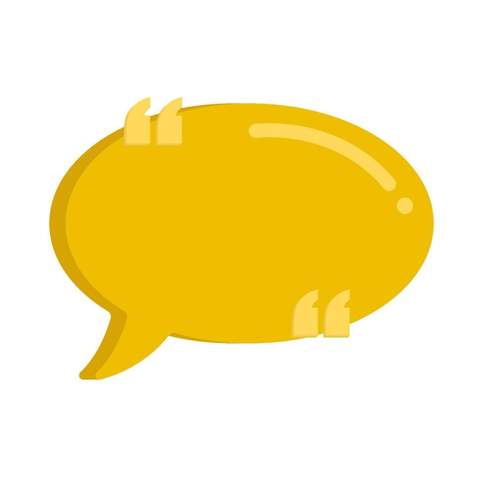 quotes speech bubble communication illustration vector