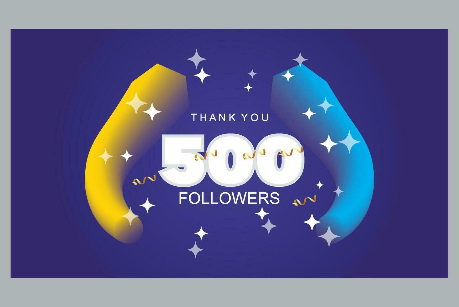 followers design template vector