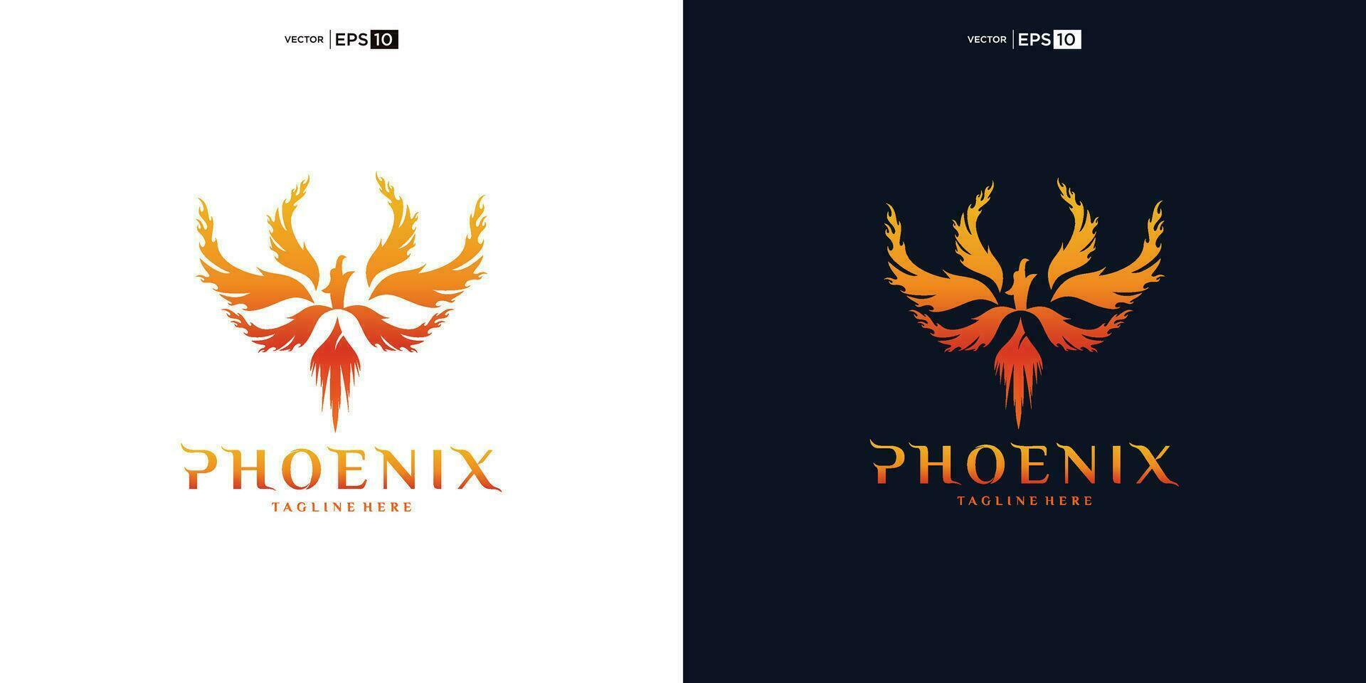 fénix creciente alas logo fuego diseño vector modelo. lujo corporativo halcón águila halcón pájaro logotipo concepto icono.