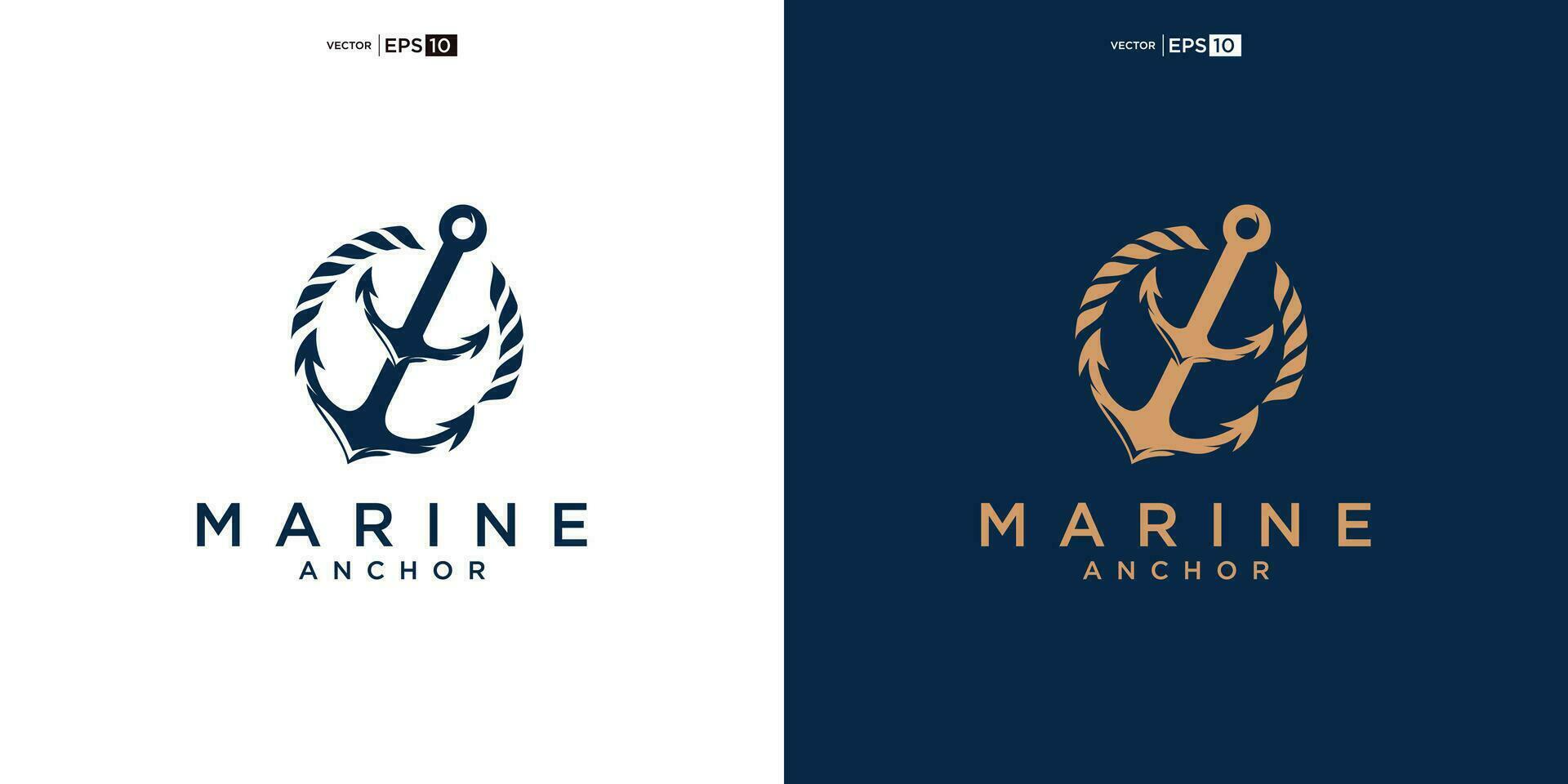 ancla logo icono. marina logo. náutico emblema. marítimo símbolo. marinero signo. vector ilustración.