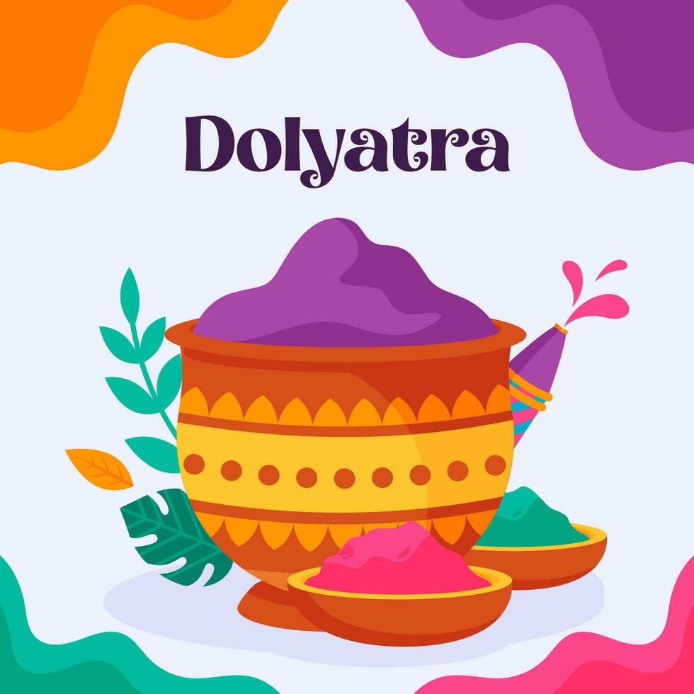 illustration vector background Dolyatra. Vector eps 10