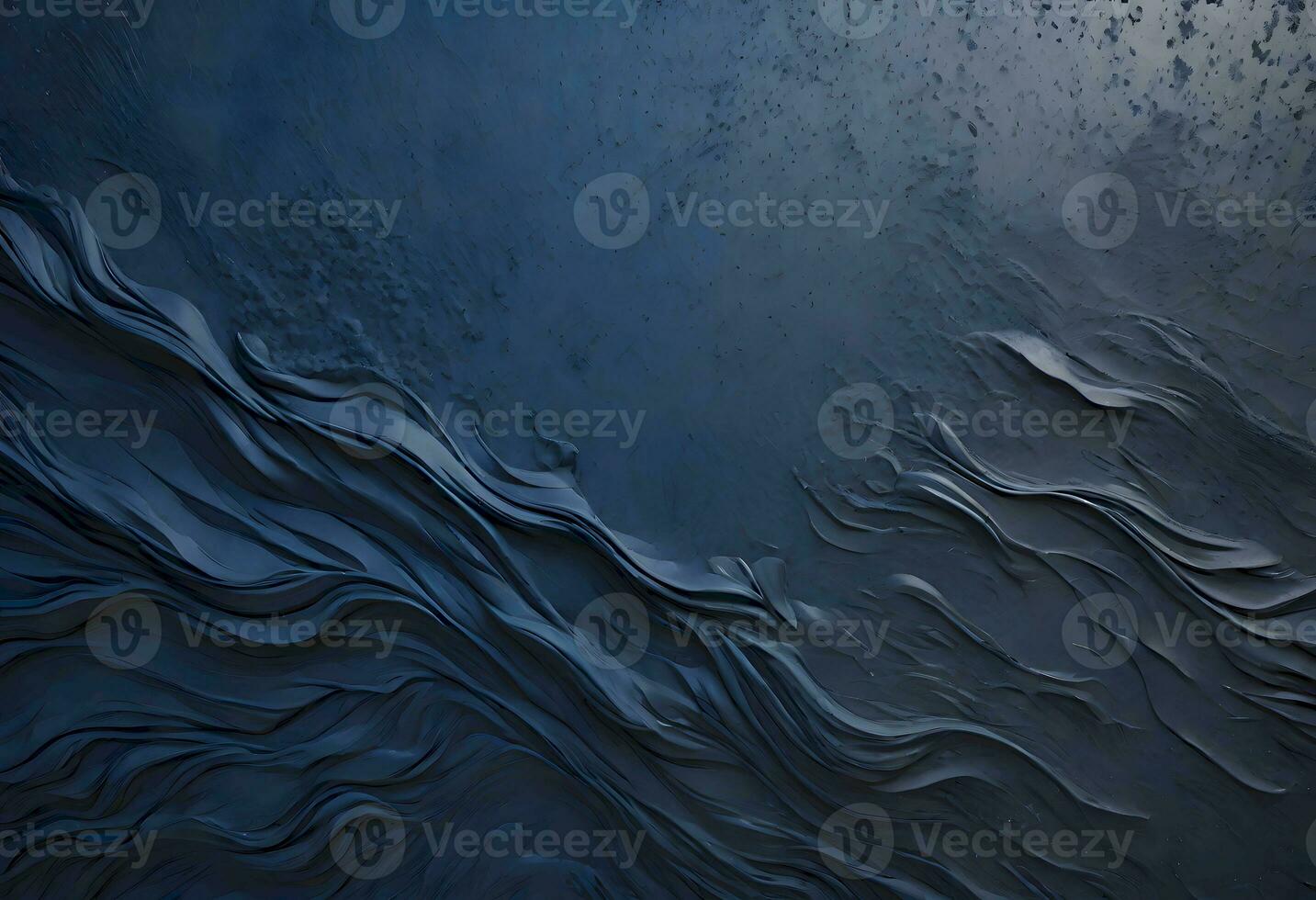 AI generated Navy Blue Stucco Texture, Background, Generative AI photo