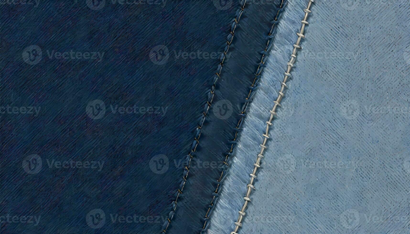 AI generated Denim Fabric Texture and Background, Generative AI photo