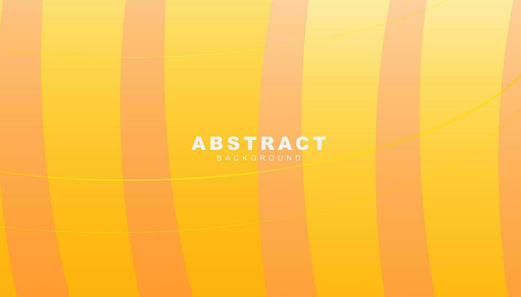 orange background with dynamic abstract shapes vector