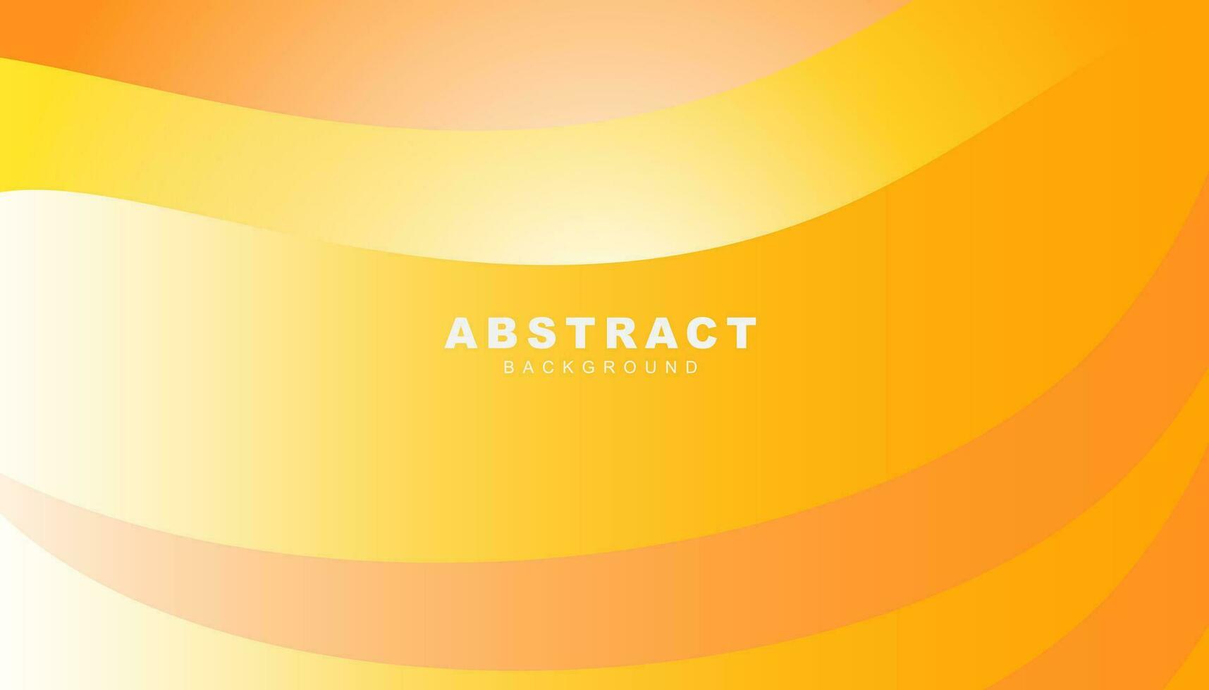 Yellow background with dynamic abstract shapes vector