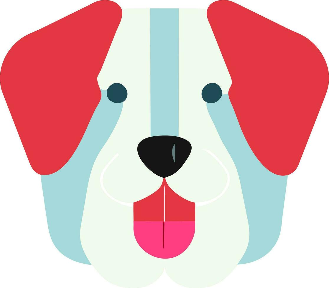 ilustración vectorial de perro vector