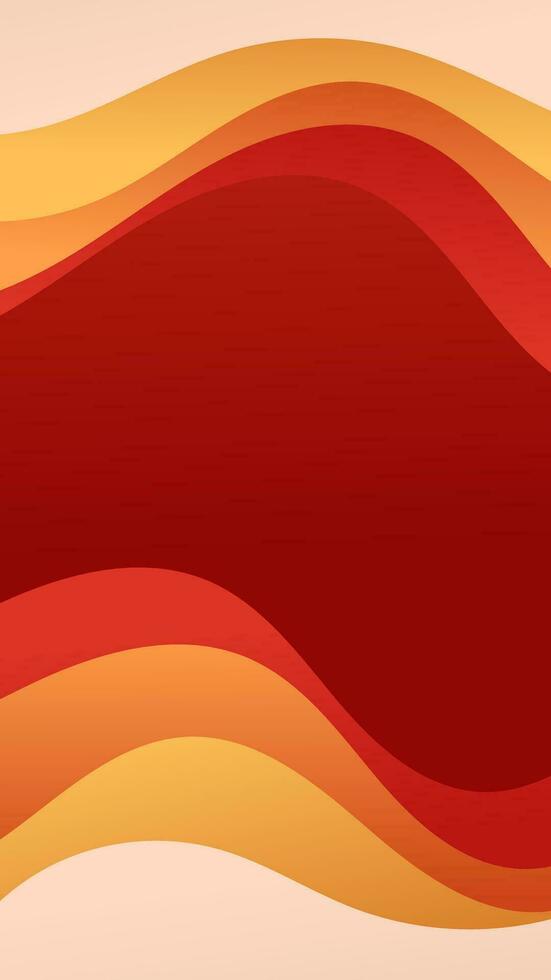 Abstract background red orange color with wavy lines and gradients is a versatile asset suitable for various design projects such as websites, presentations, print materials, social media posts vector