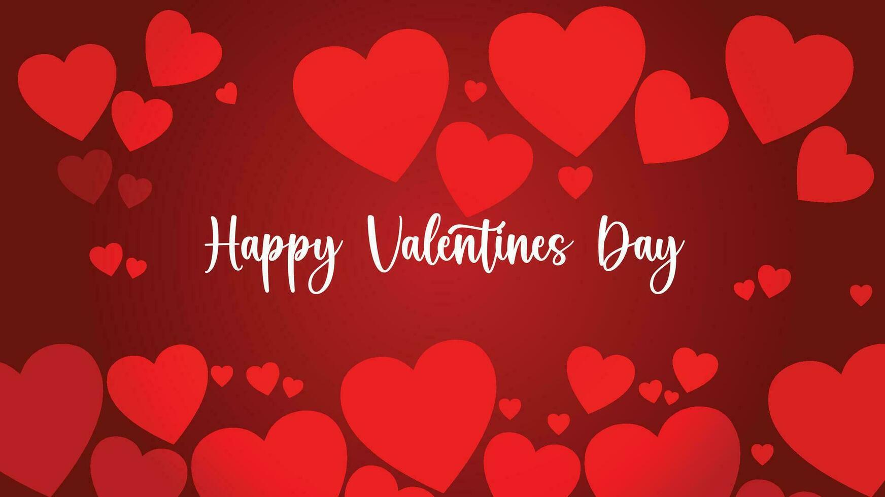 Happy Valentines Day Background Design Template vector