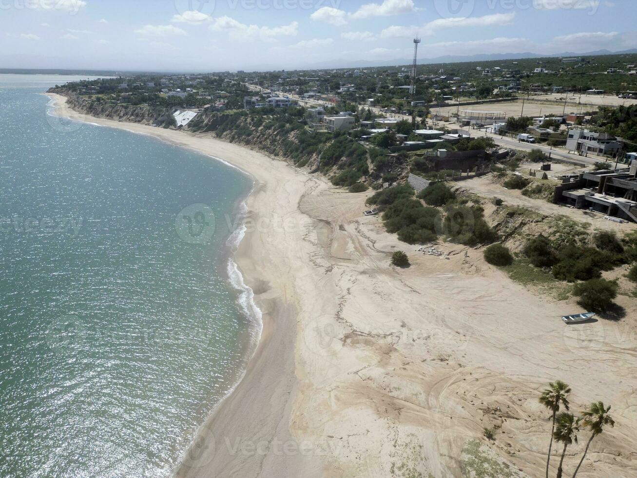 el sargento playa la ventana baja California sur mexico aéreo ver panorama foto