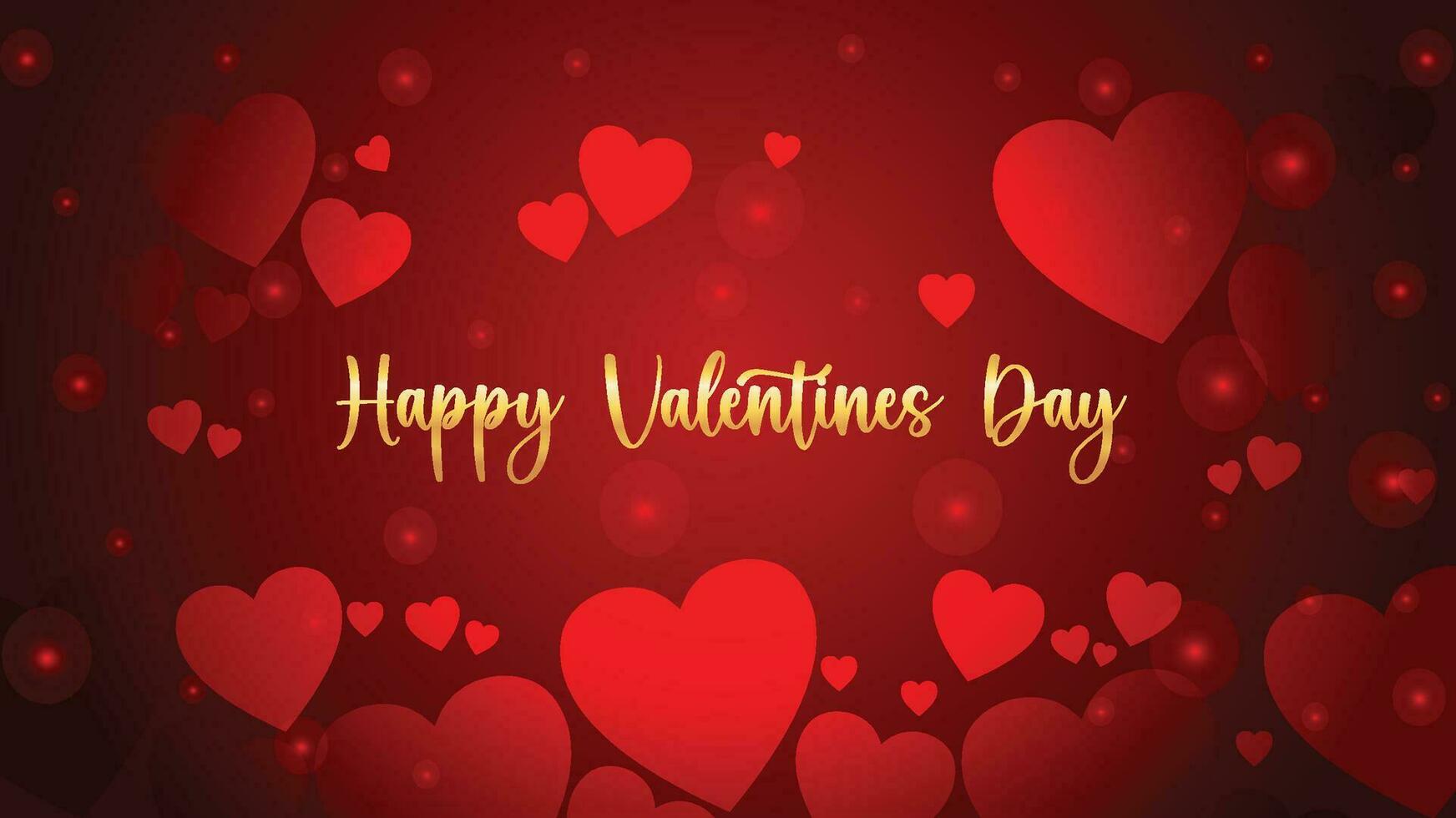 Happy Valentines Day Background Design Template vector