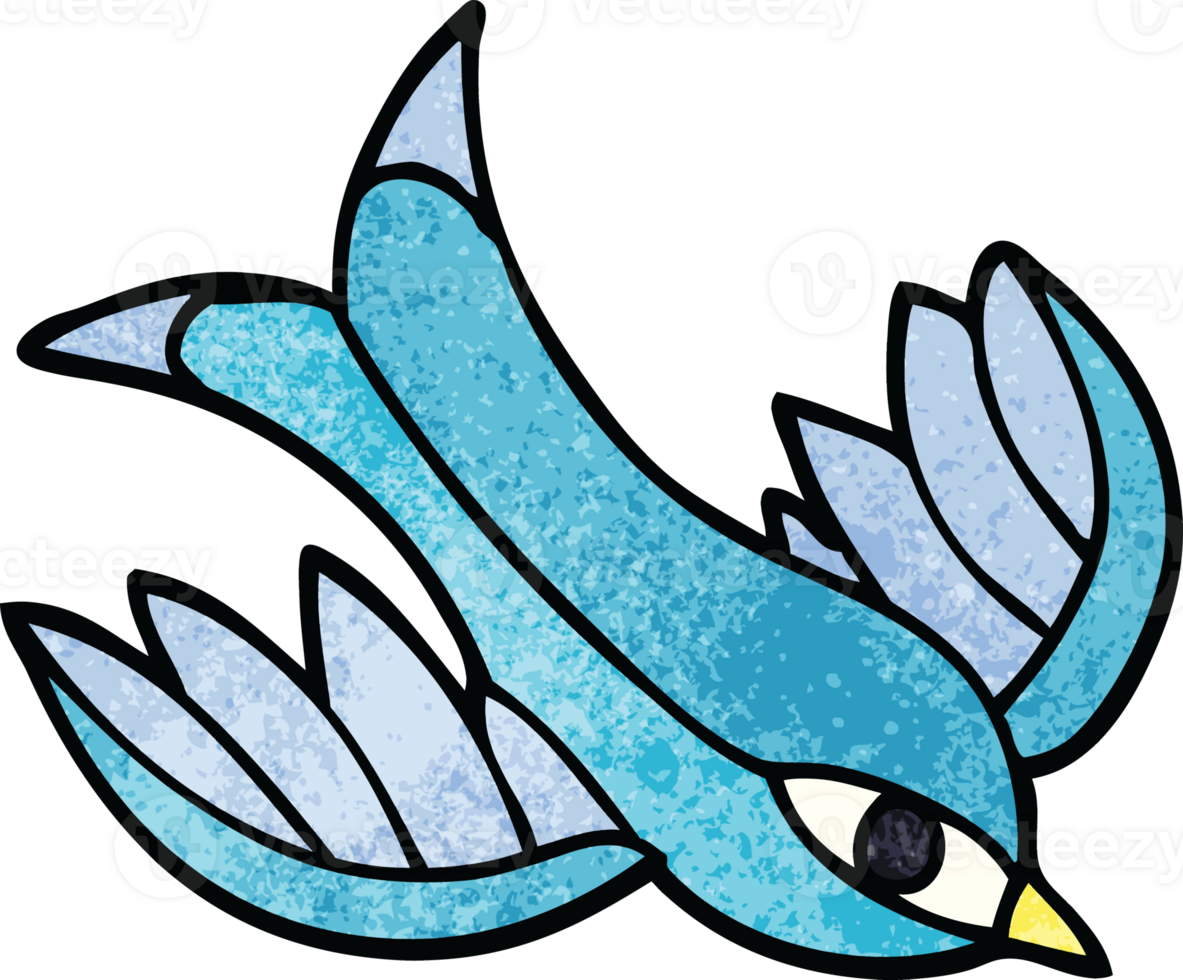 cartoon doodle swallow tattoo png