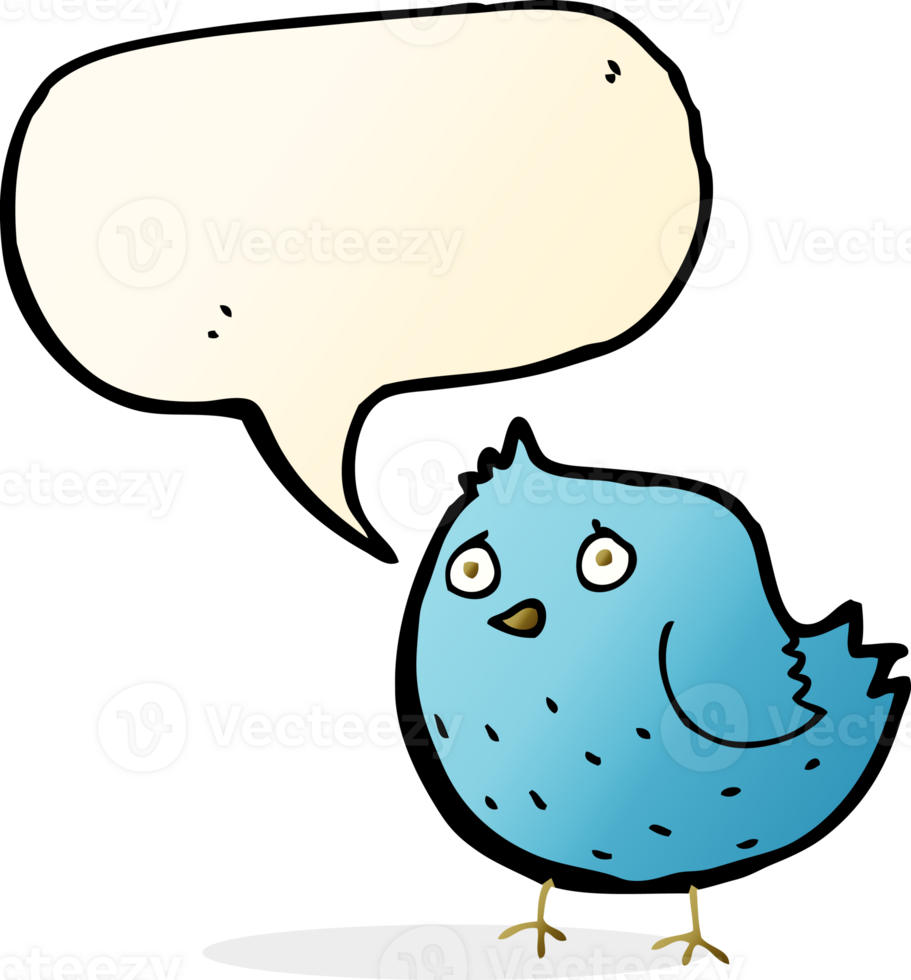 cartoon bird with speech bubble png