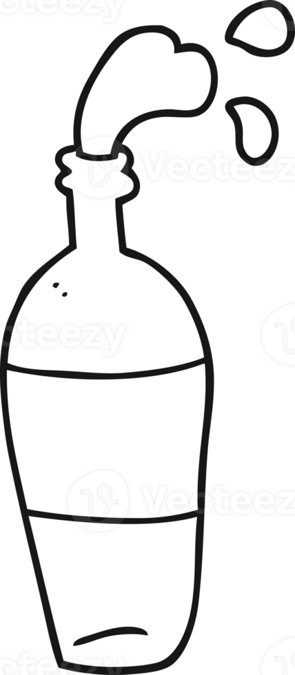 black and white cartoon oil png