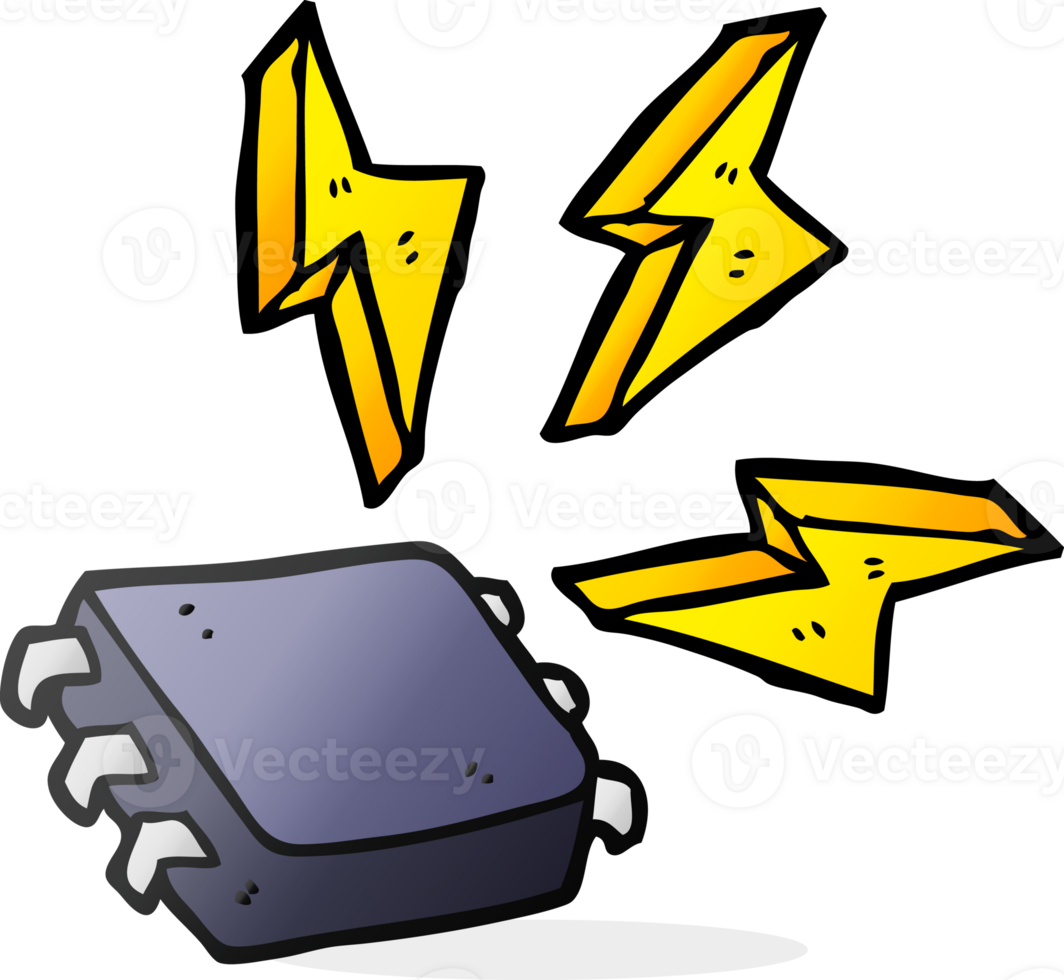 cartoon computer chip png