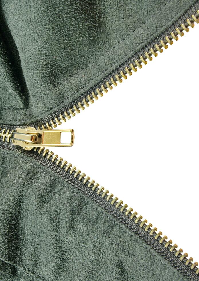 clothes zipper closeup photo
