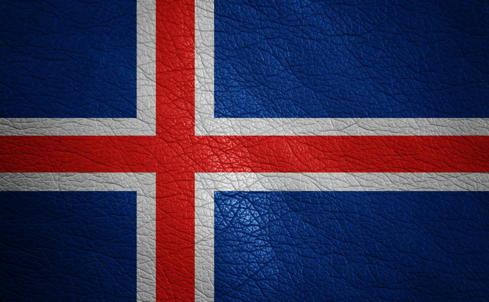 Leather textured flag photo