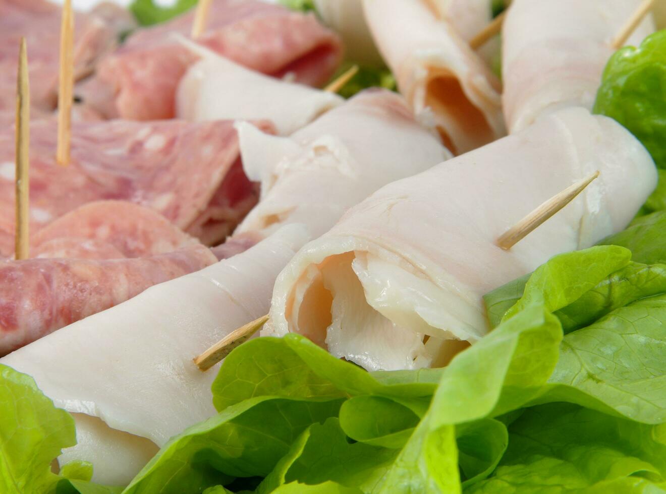 various meat closeup photo