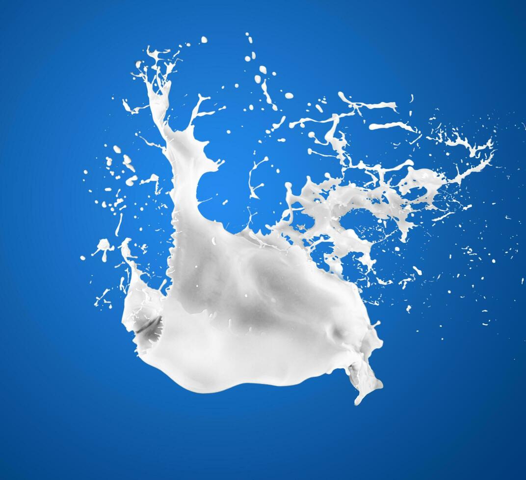 Milk splash texture photo
