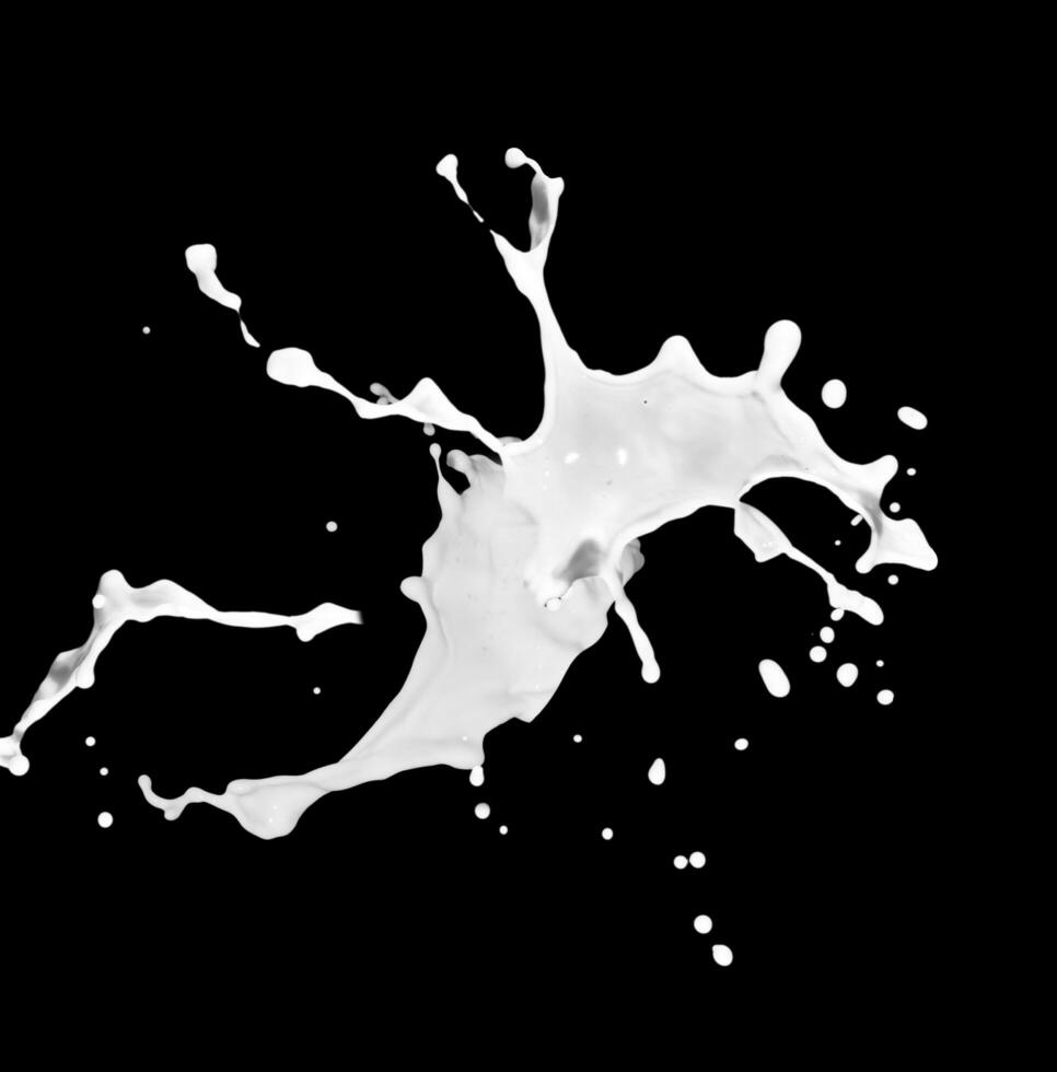 Milk splash texture photo