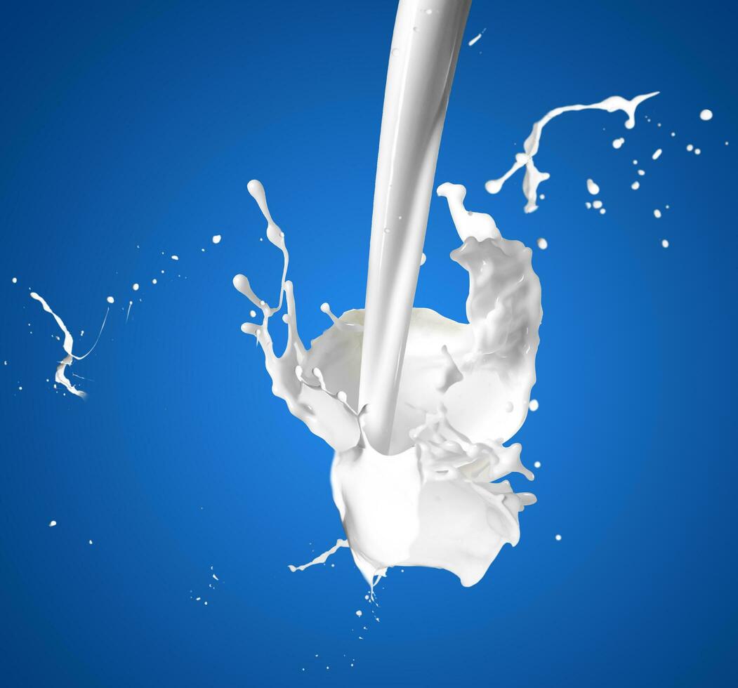 Milk splash texture photo