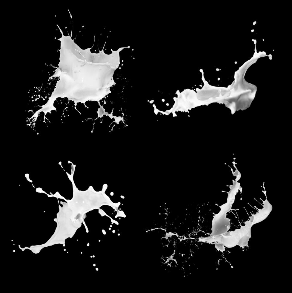 Milk splash texture photo
