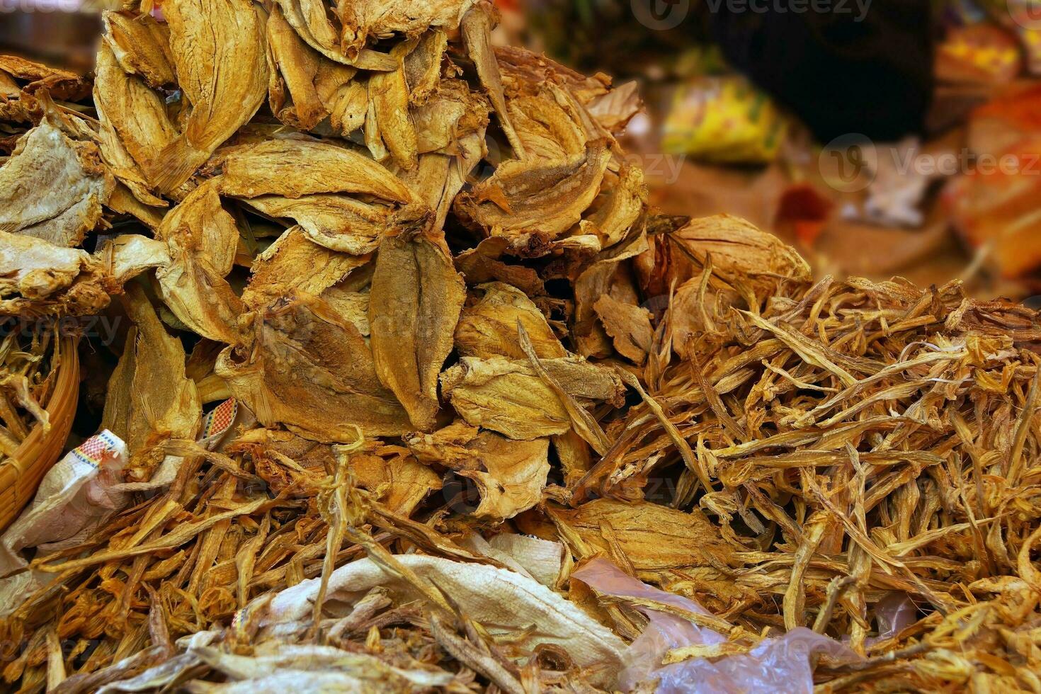 Dried fish for sale photo