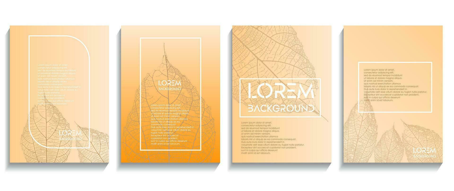 Set of design templates for flyer  poster  brochure  leaflet  cover  booklet  annual report. Vector illustration