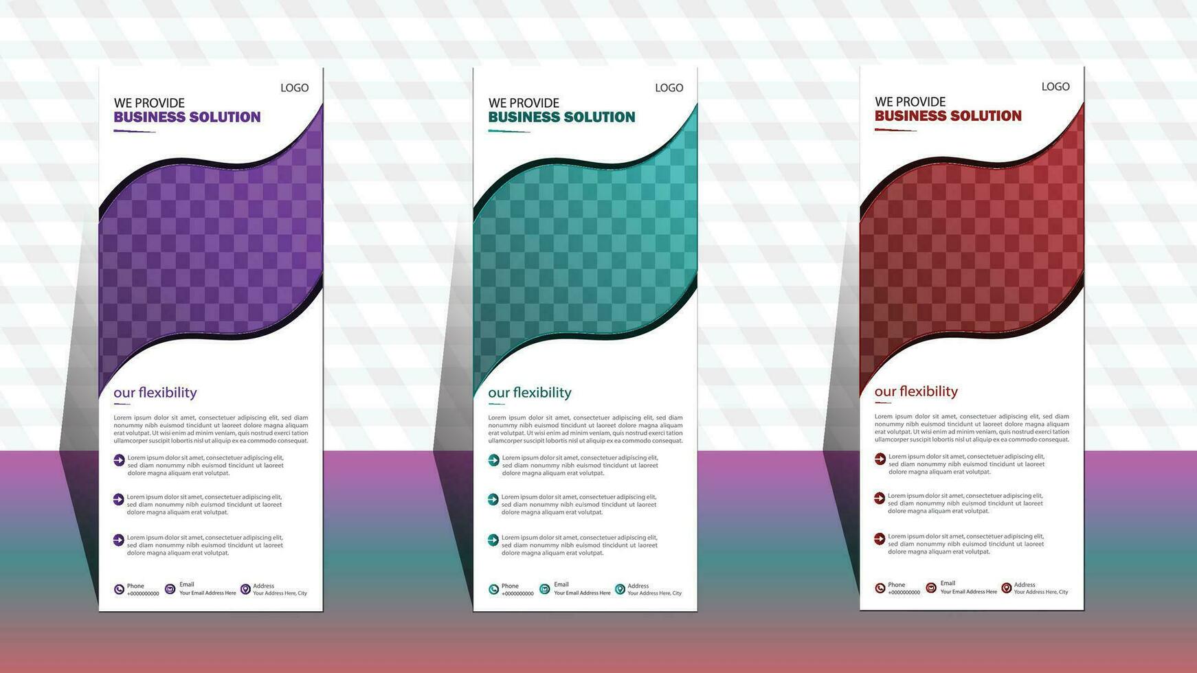 Roll up banner template layout corporate roll up banner signage