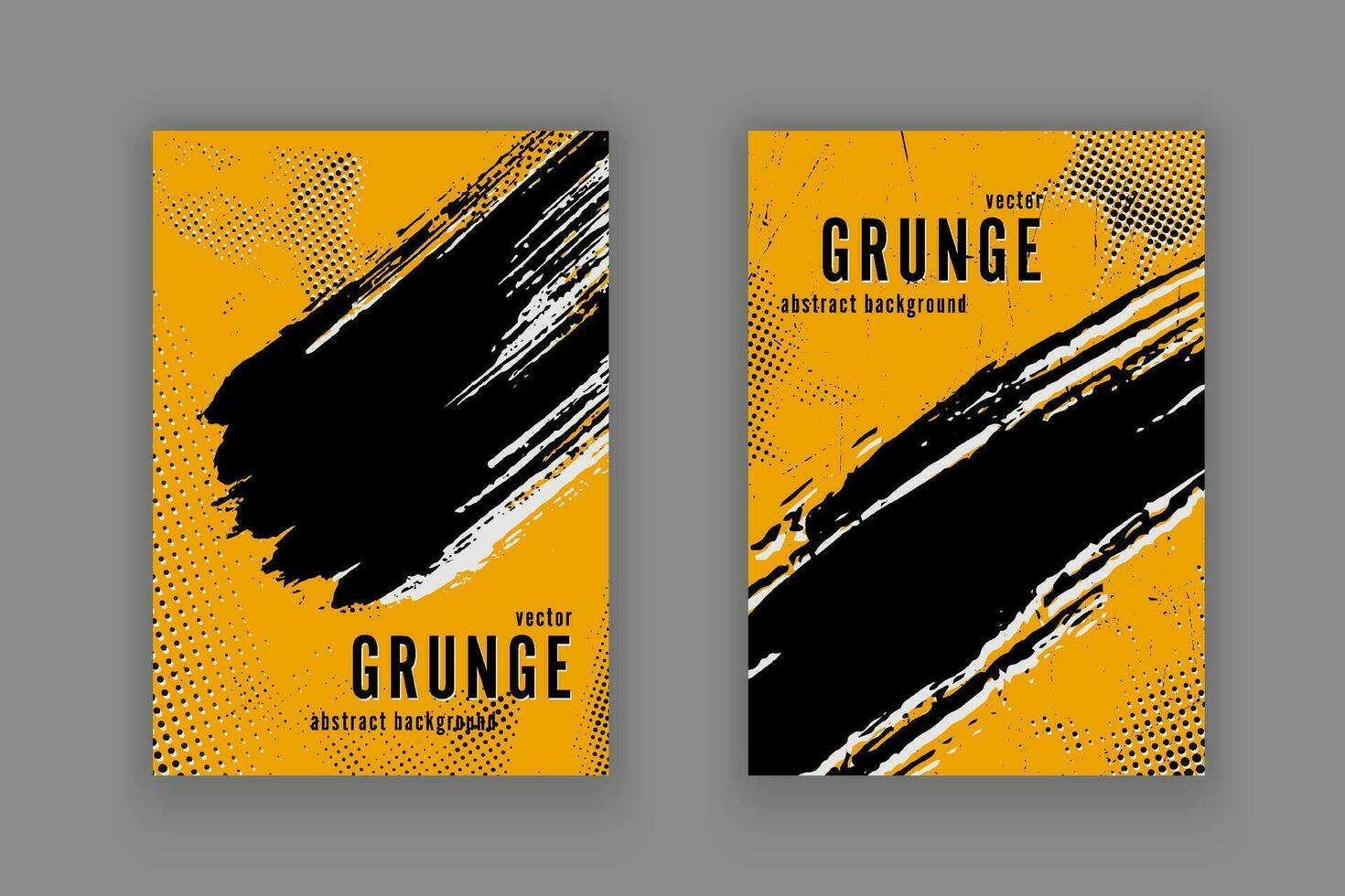 Vector template cover grunge texture with overlay. Abstract poster grunge brush clipping mask.