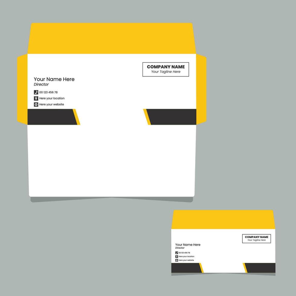 Corporate Envelope Design vector