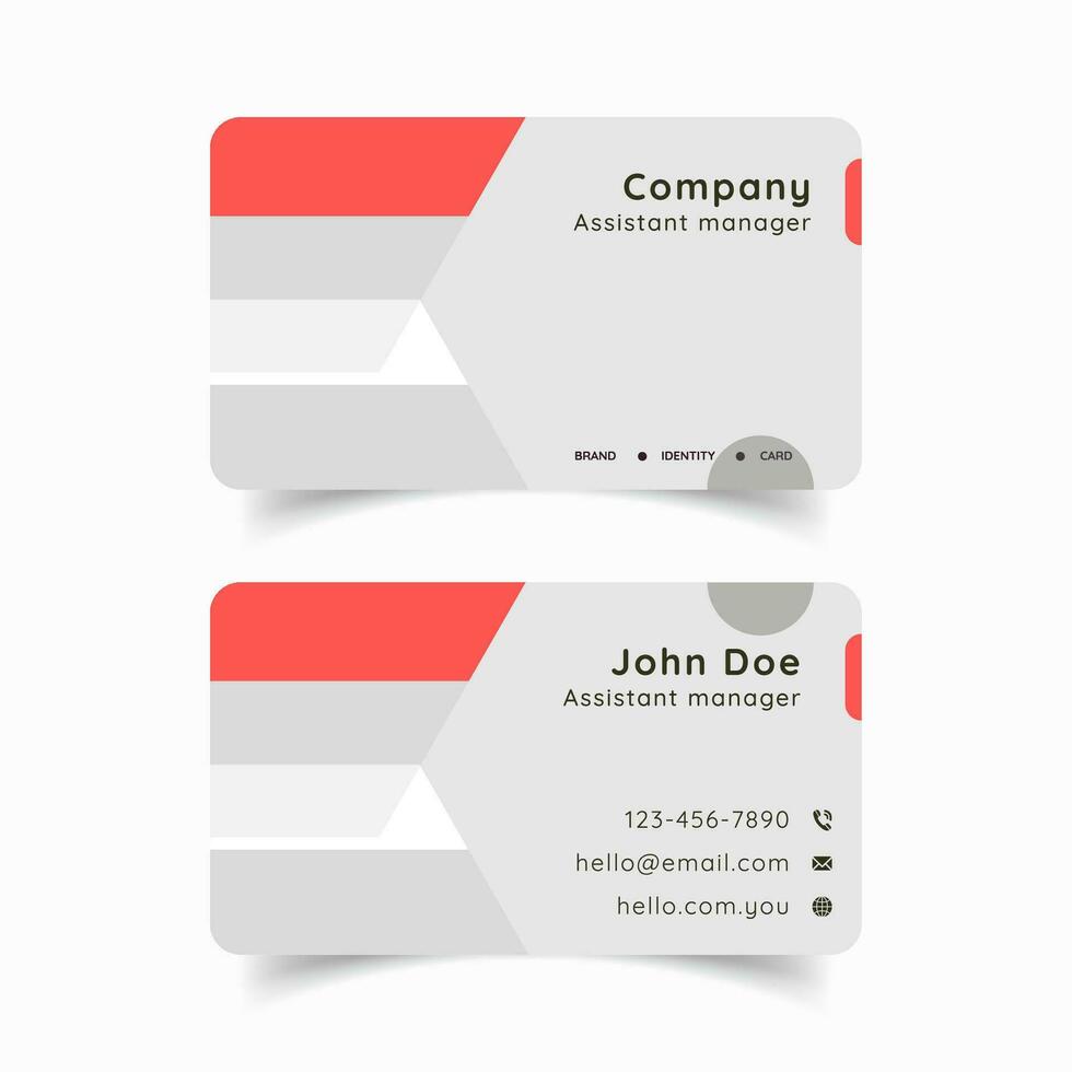 gratis elegante profesional negocio tarjeta diseño modelo vector