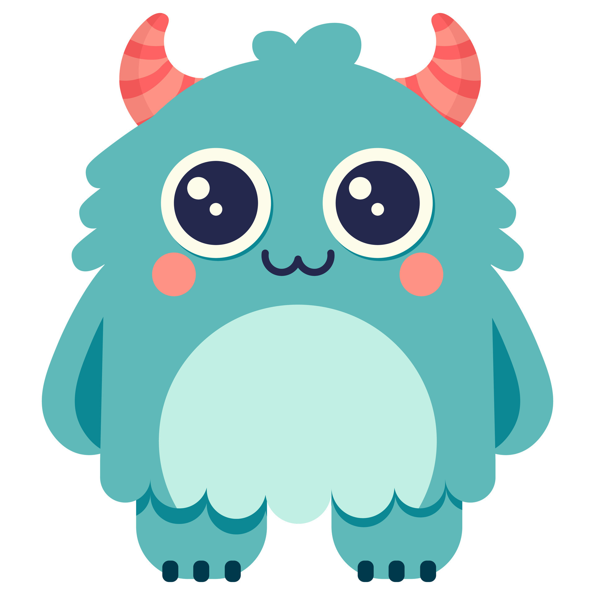 Cute monster. Cartoon character for children. Vector illustration 36345313 Vector Art at Vecteezy