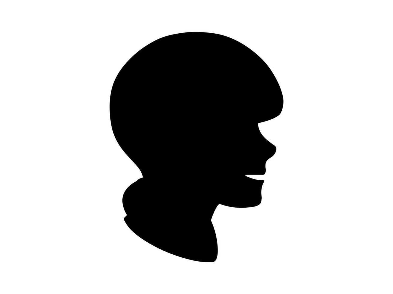 Avatar Male or Avatar Man Silhouette vector