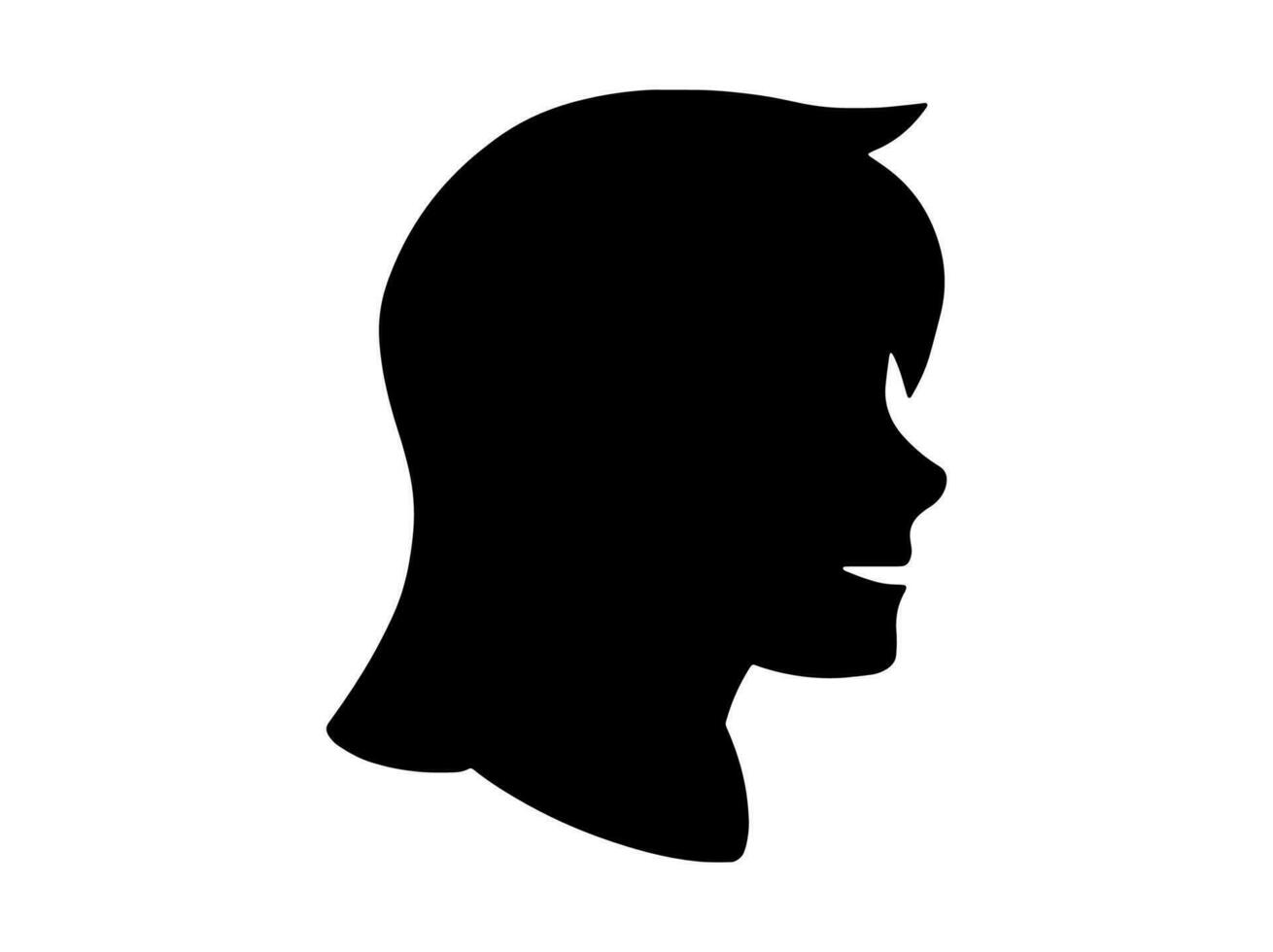 Avatar Profile Picture Silhouette Illustration vector