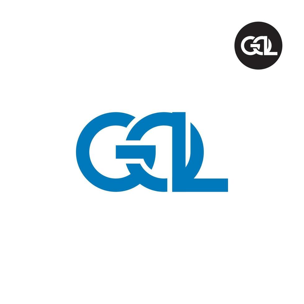 Letter GOL Monogram Logo Design vector
