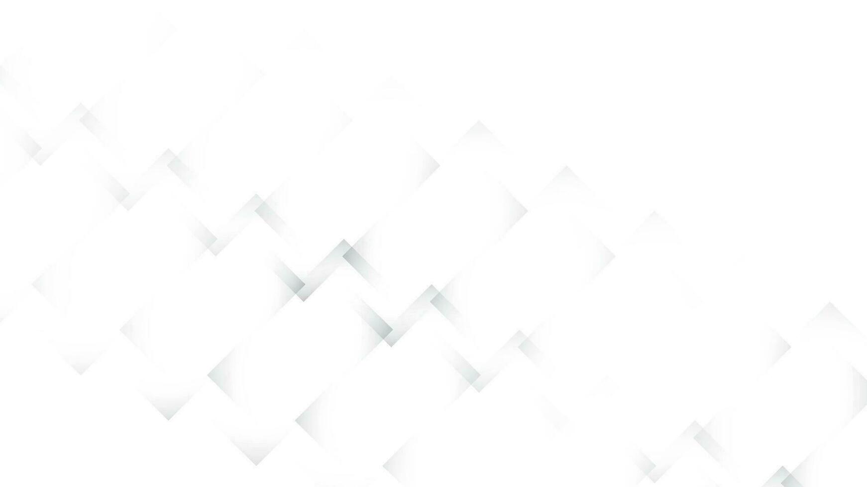 Abstract geometric white and gray color background with rectangle pattern. Vector illustration.