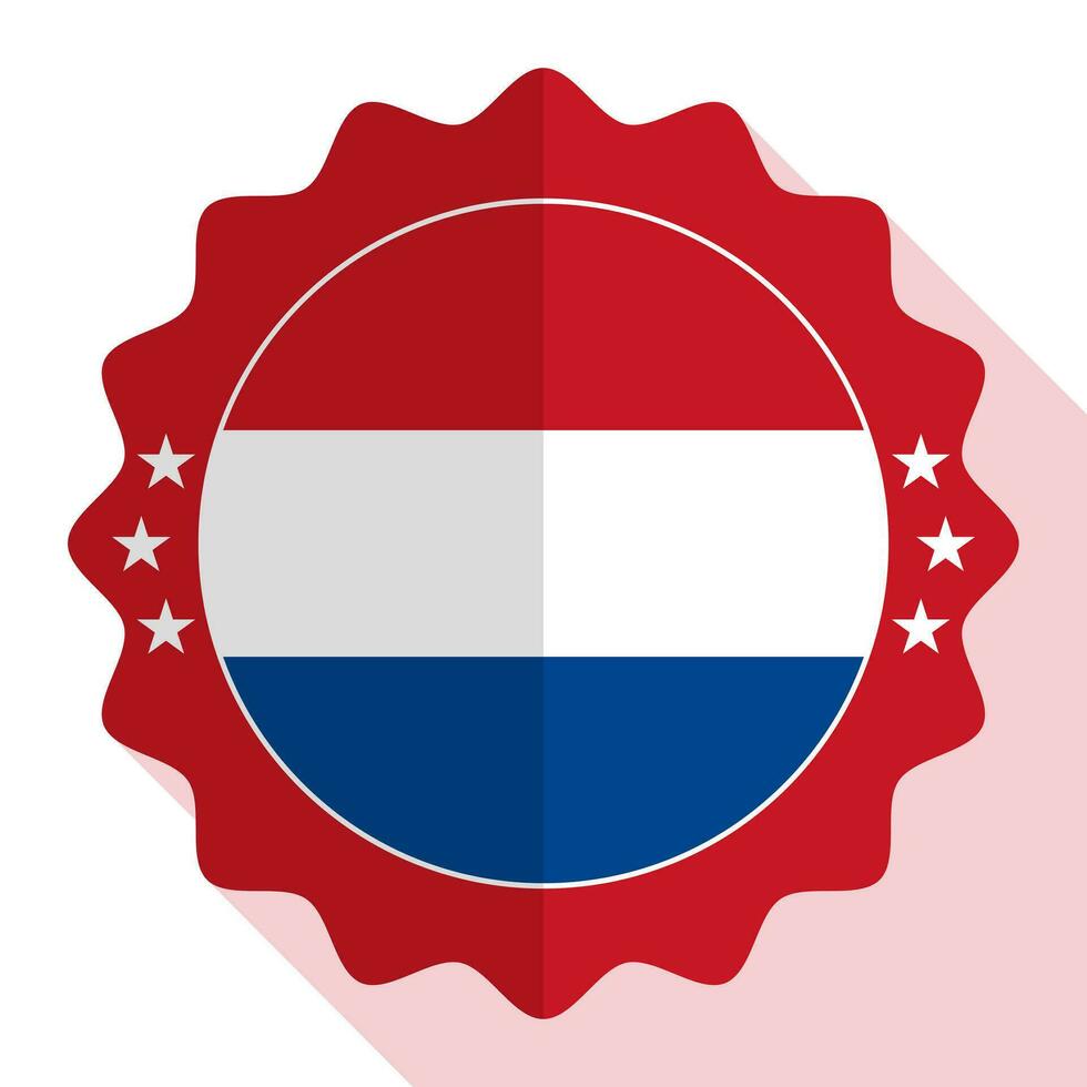 caribe Países Bajos calidad emblema, etiqueta, firmar, botón. vector ilustración.