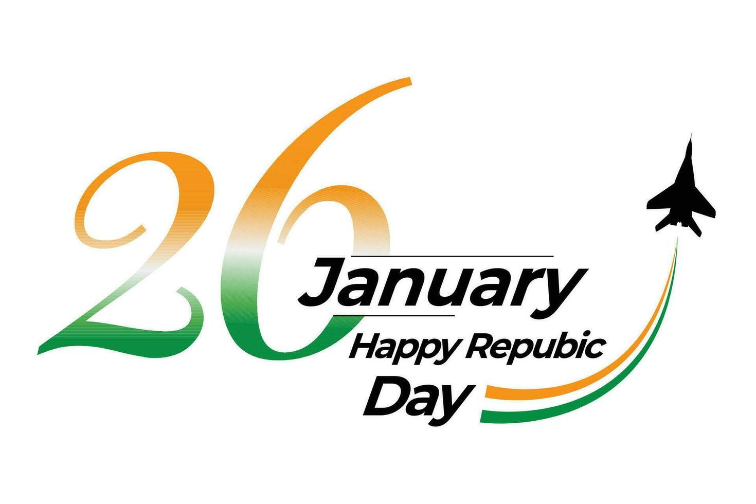 26 January - republic day of India, vector illustration