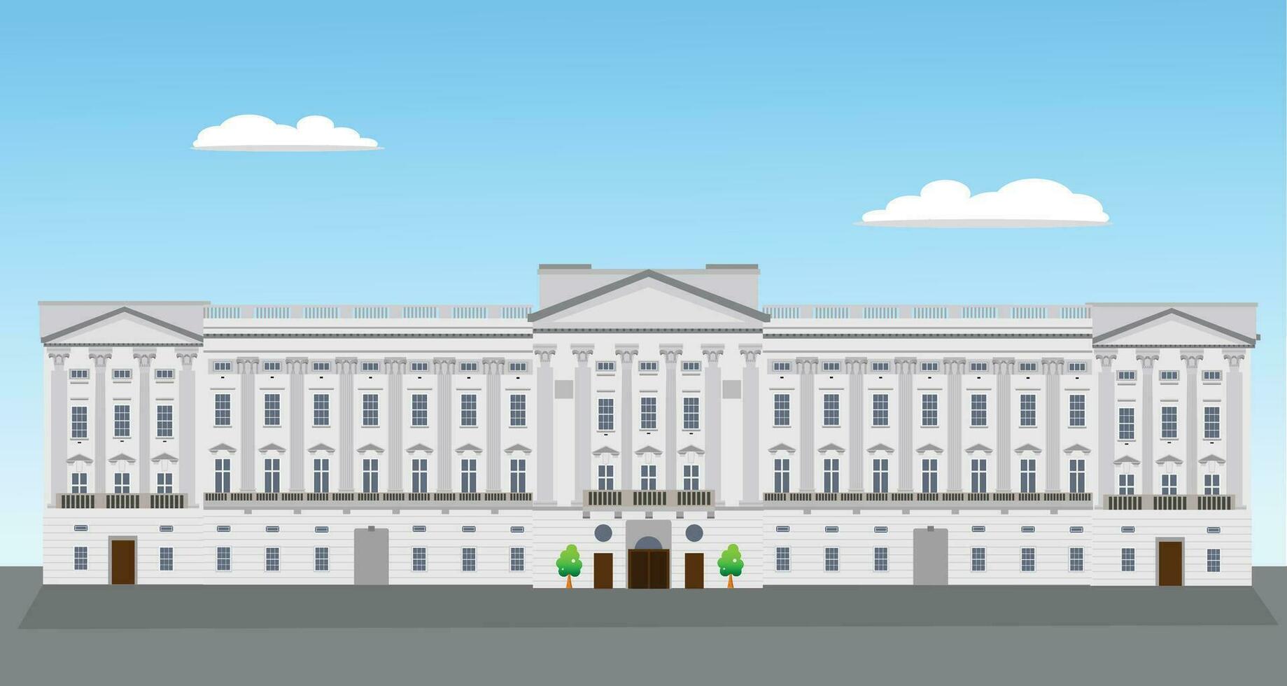 Buckingham palace vector