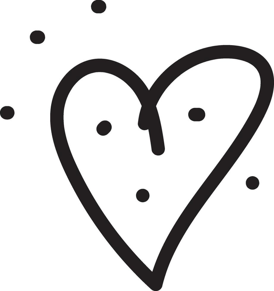 heart doodle, love symbol, background, illustration, valentine, valentines, drawing, scribble, outline vector